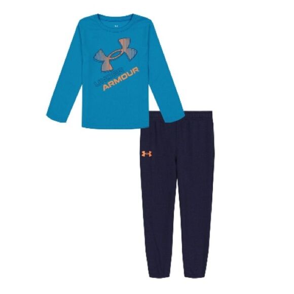 Under Armour Long Sleeve Shirt Crewneck, and jogger and Breathable NEW Size 6 - Picture 1 of 6
